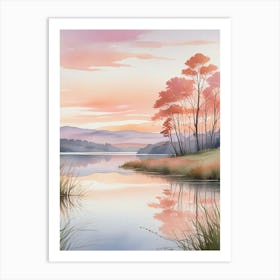 Watercolor Landscape Art Print (4) Art Print