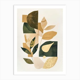 Abstract Leaves 3 Art Print