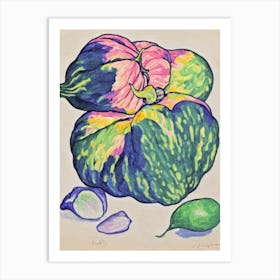 Bitter Melon Fauvist vegetable Art Print