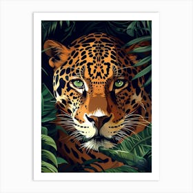 Jaguar In The Jungle Art Print