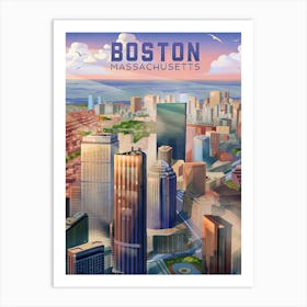 Boston Massachusetts Art Print