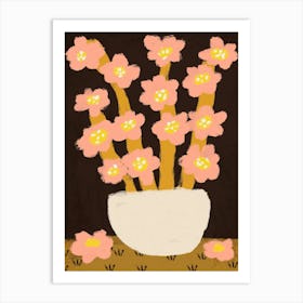 Pastel Flower Impression No 8 Art Print