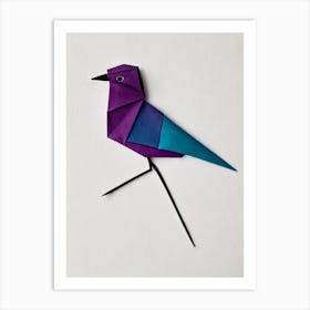 Kiwi 2 Origami Bird Art Print