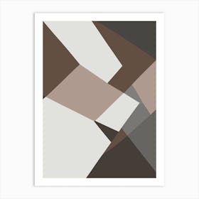 Abstract Geometric Pattern 1 Art Print
