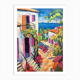 Rhodes Greece 1 Fauvist Painting Art Print