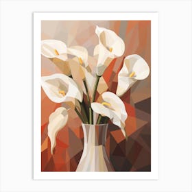 Calla Lily Flower Still Life Painting 2 Dreamy Art Print