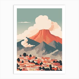 El Salvador 2 Travel Illustration Art Print