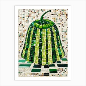 Green Melon Art Print