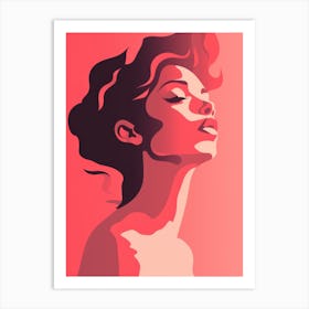 Woman'S Face 42 Art Print