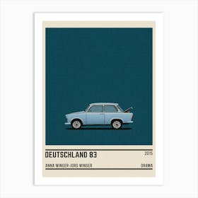 Deutschland 83 Tv Series Car Art Print