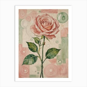 Pink Rose no 1 Art Print