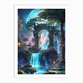 Magical Oasis_1 Art Print