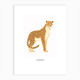 Leopard 3 Kids Animal Poster Art Print