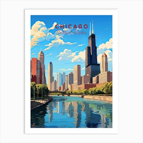 Chicago Skyline Art Print