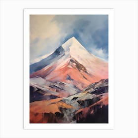 Ben Wyvis Scotland 3 Mountain Painting Art Print
