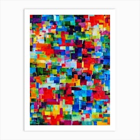 Alveopora Vibrant Painting Art Print