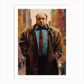 Gangster Art Tony Soprano The Sopranos 7 Art Print