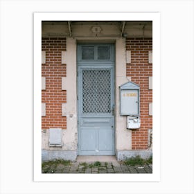 French authentic blue door | For Sale | France Art Print
