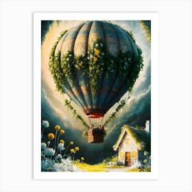 Hot Air Balloon Art Print