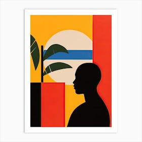 Seychelles, Bold Outlines 2 Art Print