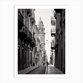 Trapani, Italy, Black And White Photography 4 Art Print