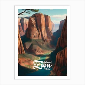 Zion National Park Art Print