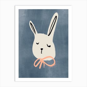Lupi The Rabbit Kids Art Print