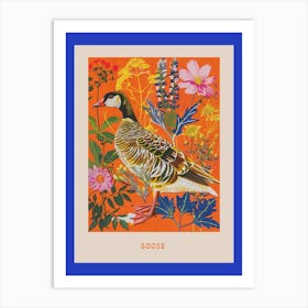 Spring Birds Poster Goose 3 Art Print