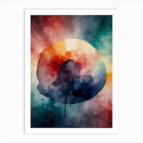 Abstract Watercolor Painting 29 Art Print