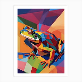 Colorful Frog Art Print