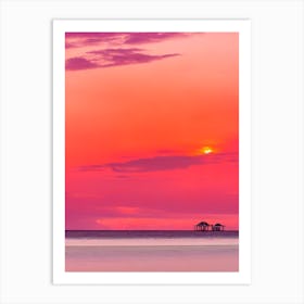 Boracay Beach, Philippines Pink Beach Art Print