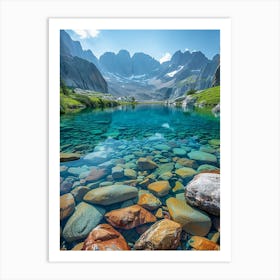 Lake In The Mountains 21 Art Print