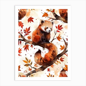 Red Panda 2 Art Print