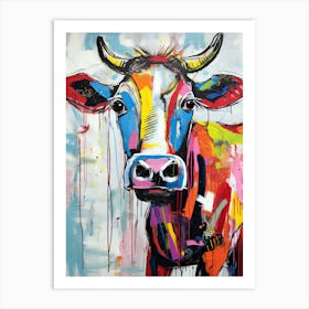 Cow Painting 2 Art Print