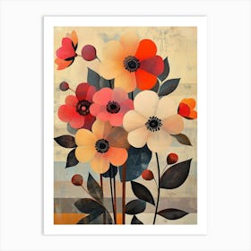 Flowers In A Vase 16 Art Print