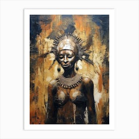 African Woman Africa Art Print