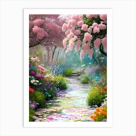 Beautiful Garden Art Print