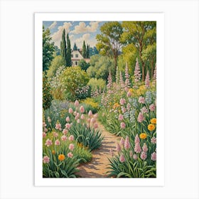 Secret Garden Path no1 Art Print