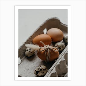 Eggs In A Carton 25 Art Print