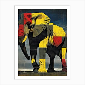 Elephant Canvas Print 1 Art Print