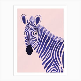 Zebra Can Not Shed Its Stripes Art Print
