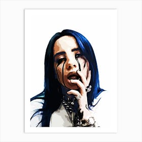 Billie Elish 7 Art Print