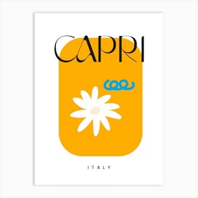 Capri Travel  Art Print