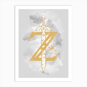 Zelda Breath Of The Wild Art Print