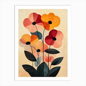 Flowers In A Vase 57 Art Print