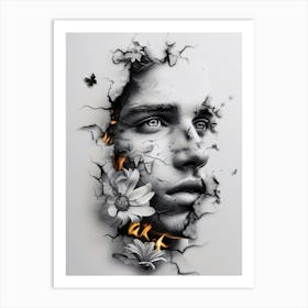 Portrait Of A Man Art Print