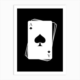 Ace Of Spades 1 Art Print