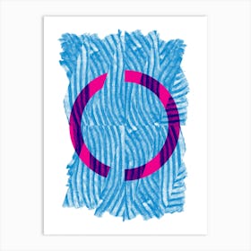 The Big O Blue Art Print