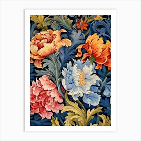 Floral Wallpaper 20 Art Print