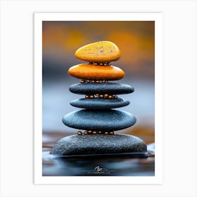 Balancing Stones 6 Art Print